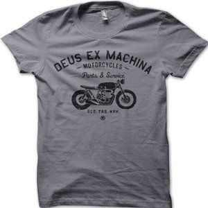 Custom Motorcycle Cafe Racer Tshirt